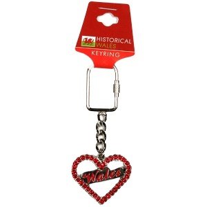 Schlüsselanhänger "Wales Heart"