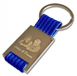 Schlüsselanhänger m. Fotogravur 8207