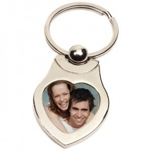 Schlüsselanhänger mit Foto - Herz - Foto