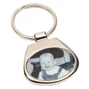 Schlüsselanhänger mit Foto - Oval - Foto