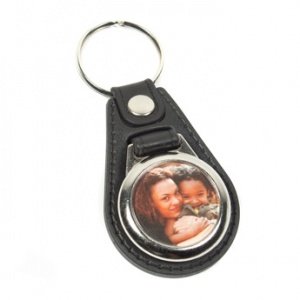 Schlüsselanhänger mit Foto - Rund - Lede