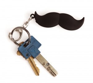 Schlüsselanhänger sprechender Schnurrbar