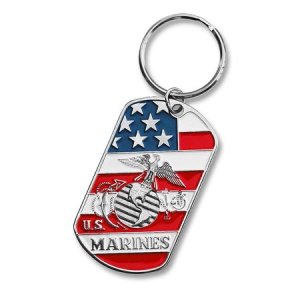 Schlüsselanhänger US Dog Tag Marines