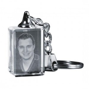 Schlüsselanhänger mit Foto-Innengravur