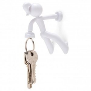 Schlüsselhalter Key Petite weiß