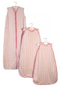 Schlummersack Baby Schlafsack 1 Tog Rosa