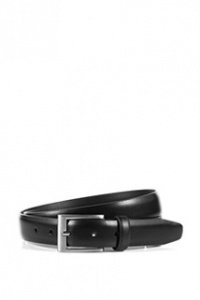 Schmaler Ledergürtel für Anzughosen