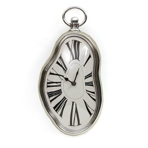 Schmelzende Wanduhr im Dali Look