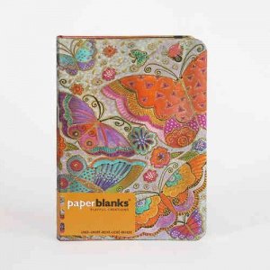 -Schmetterlinge-, liniert, Midi, Paperbl