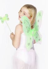 Schmetterlingsflügel, grün mit Zaubersta