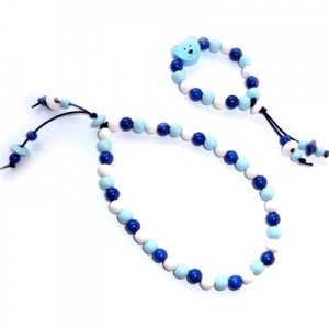 Schmuck-Set Minibärchen Blau