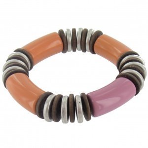 Schmuck-art Armband Beline orange-rosé