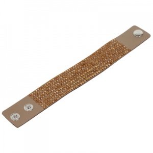 Schmuck-art Armband GlamRock Button brow