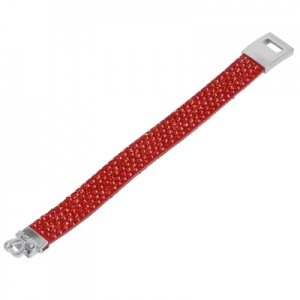 Schmuck-art Armband GlamRock Heart red-s