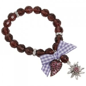 Schmuck-art Armband Wiesn Zenzi amethyst