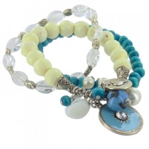 Schmuck-art Armband Yogini turquoise-cre