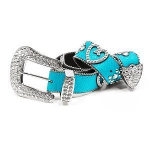 Schmuck-art Gürtel BrazilHeart turquoise