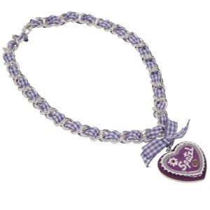 Schmuck-art Halskette Wiesn Spatzl silve