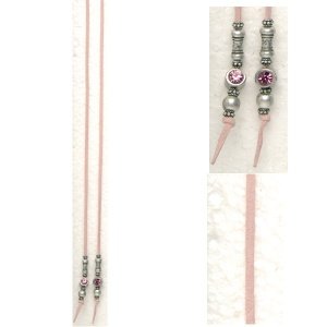 Schmuck-art Halskette rose Leder