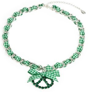 Schmuck-art Kette Wiesn Sophie green-whi