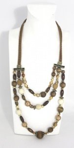 Schmuck-art Longnecky Halskette Lederwoo