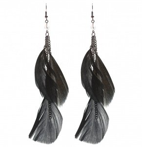 Schmuck-art Ohrhänger PennaDelPui black