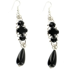 Schmuck-art Ohrhänger Sisley schwarz