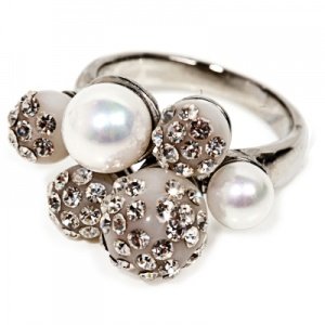 Schmuck-art Ring Clarinha silver-white 1