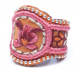 Schmuck-art Ring Martos orange-red 0