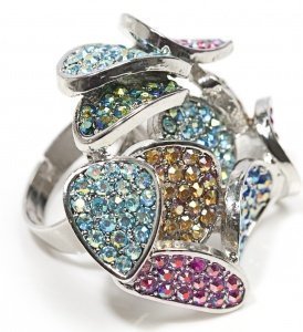 Schmuck-art Ring Ring Halley crystal 0