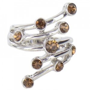 Schmuck-art Ring Violaine topaz 18