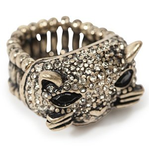 Schmuck-art Stretchring KittyCat gold-lt