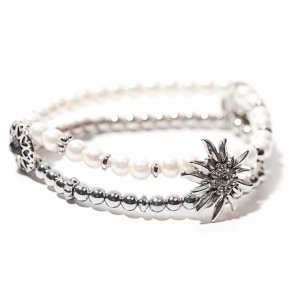 Schmuck-art Wiesn Armband Wally silver-b