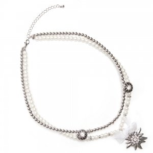Schmuck-art Wiesn Halskette Wally silver