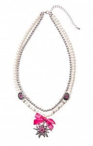 Schmuck-art Wiesn Halskette Wally silver