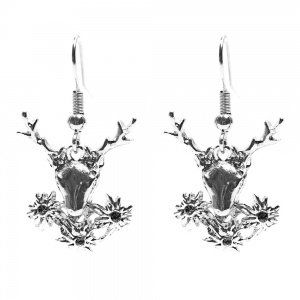 Schmuck-art Wiesn Ohrhänger Erna black