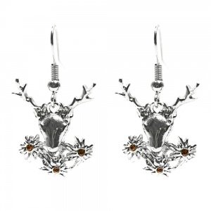 Schmuck-art Wiesn Ohrhänger Erna silver-