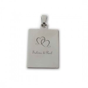 Schmuckangänger *Rechteck* gravieren las