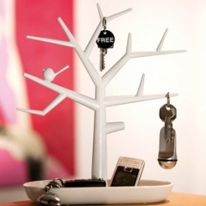 Schmuckbaum Pi:p solid weiß