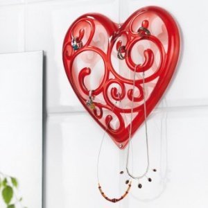 Schmuckelement Sissi transparent rot