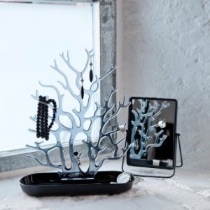 Schmuckorganizer Cora solid/transparent 