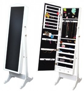 Schmuckschrank mit großem XXL Spiegel