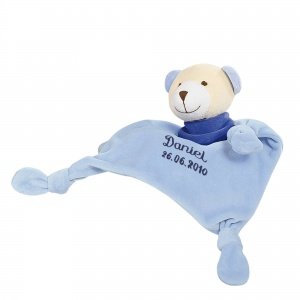 Schmusetuch mit Namen und Geburtsdatum