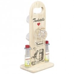Schnaps-Tankstelle Geschenke aus Holz