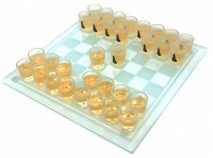 Schnapsgläser Schach - Trinkspiel
