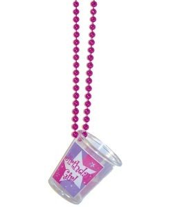 Schnapsglas mit Kette *Birthday Girl*