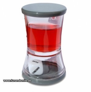 Schnapsglas mit Würfel - Trinkspiel