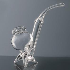 Schnapspfeife aus Glas