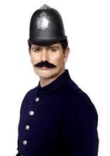 Schnauzbart, schwarz