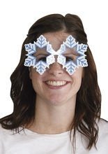 Schneeflocke Apres Ski Party Brille weis